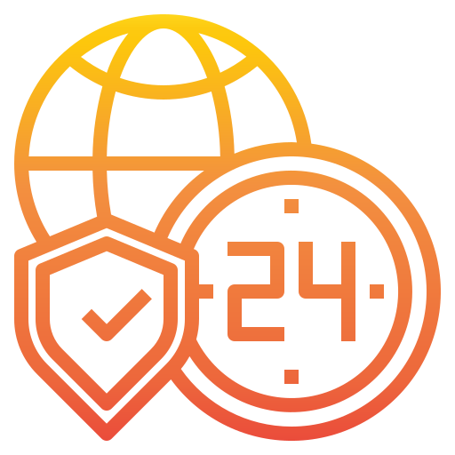 24x7 reception icon