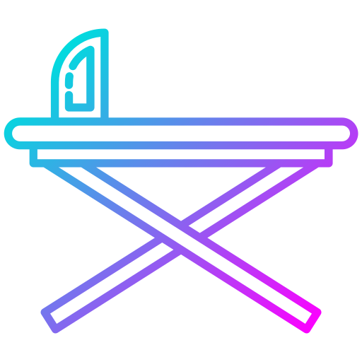 Iron and board icon