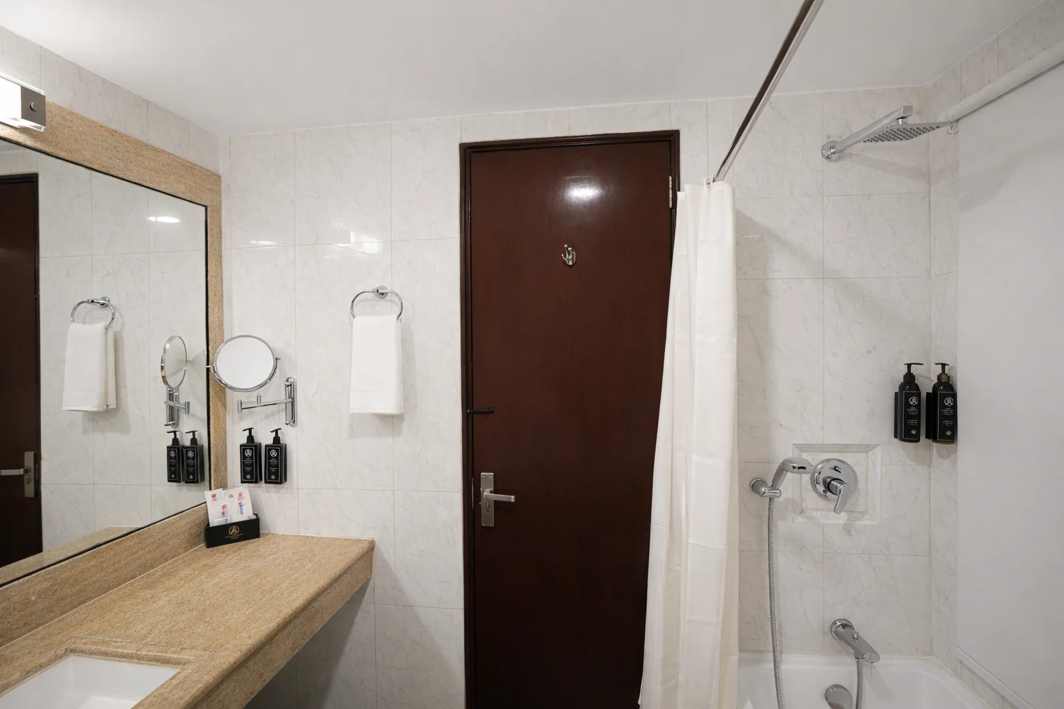 Private bathtub in deluxe room at Amber Palace Hotel Gurgaon