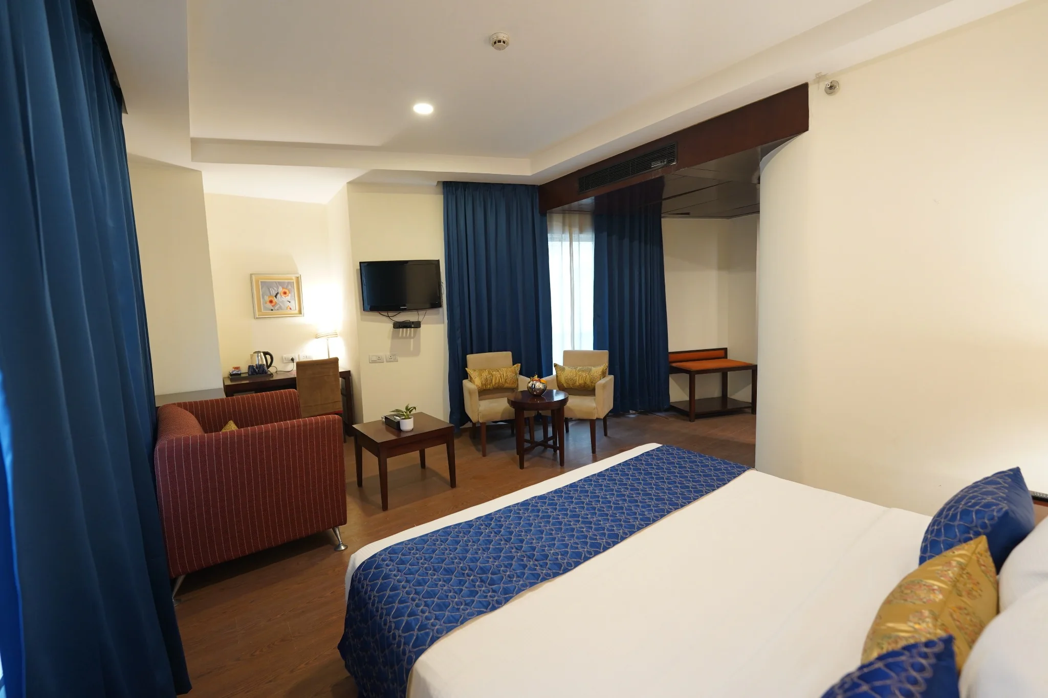 Spacious premium room view at Amber Palace Hotel Gurgaon